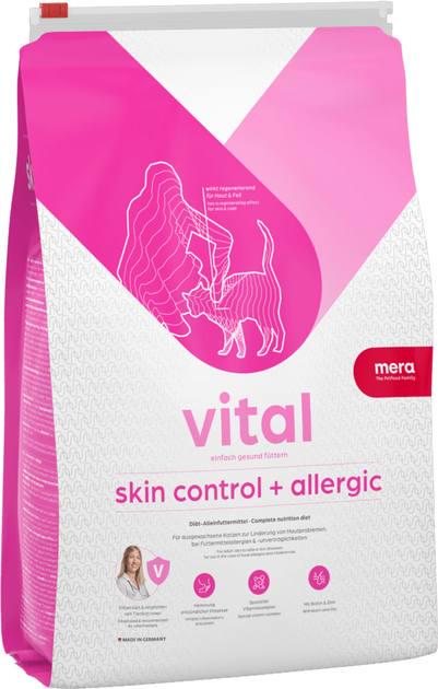 Корм сухой MERA MVH Skin Control+ Allergic для кошек при дерматозе и чрезмерном выпадении шерсти 750 г (404221)