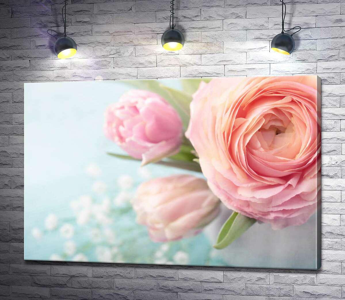 Картина ArtPoster Легкість прозорих пелюсток троянди 100x67 см Модуль №1 (003613)