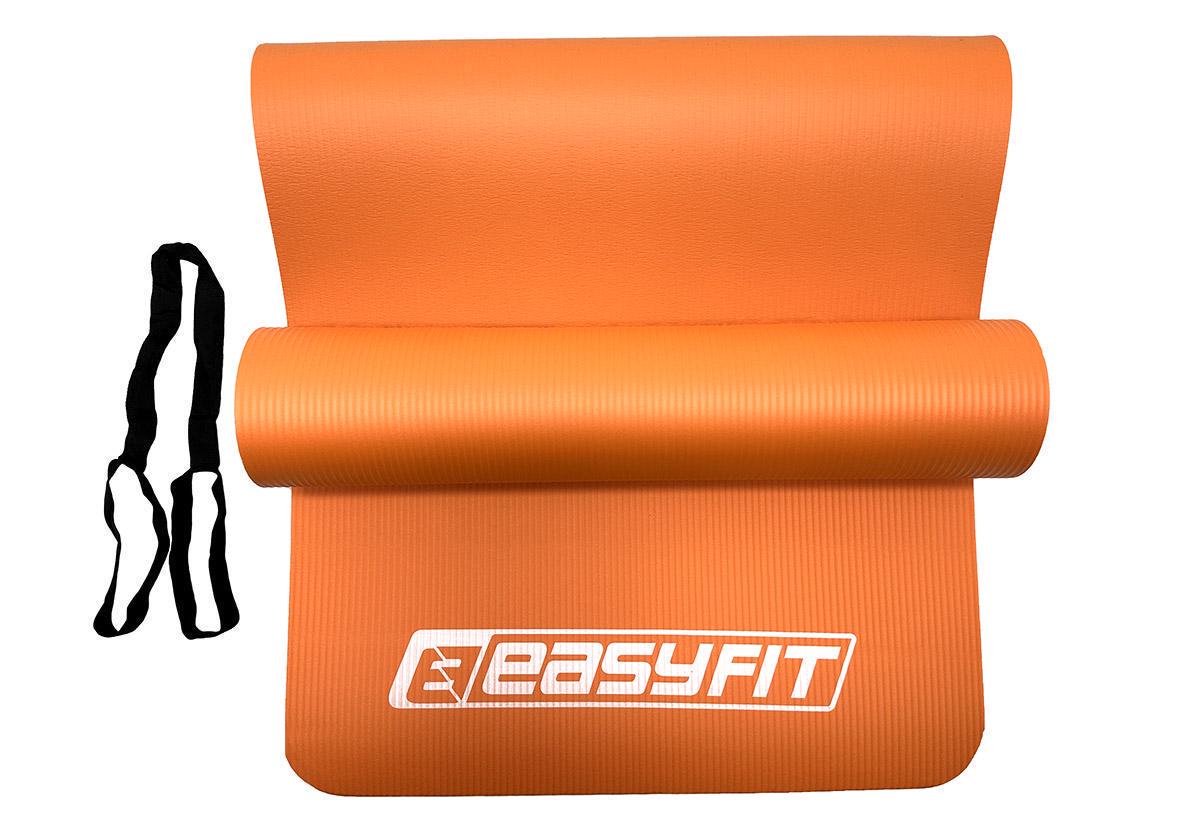 Килимок для фітнесу та йоги EasyFit NBR 10 мм Помаранчевий (EF-1919-OR) - фото 3 Килимок для фітнесу та йоги EasyFit NBR 10 мм Помаранчевий (EF-1919-OR) - фото 3