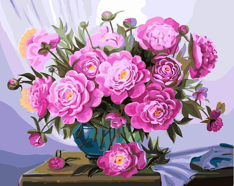 Картина по номерам Brushme GX5583 Букет пышных летних сюжетов 40x50 см (1311293313)