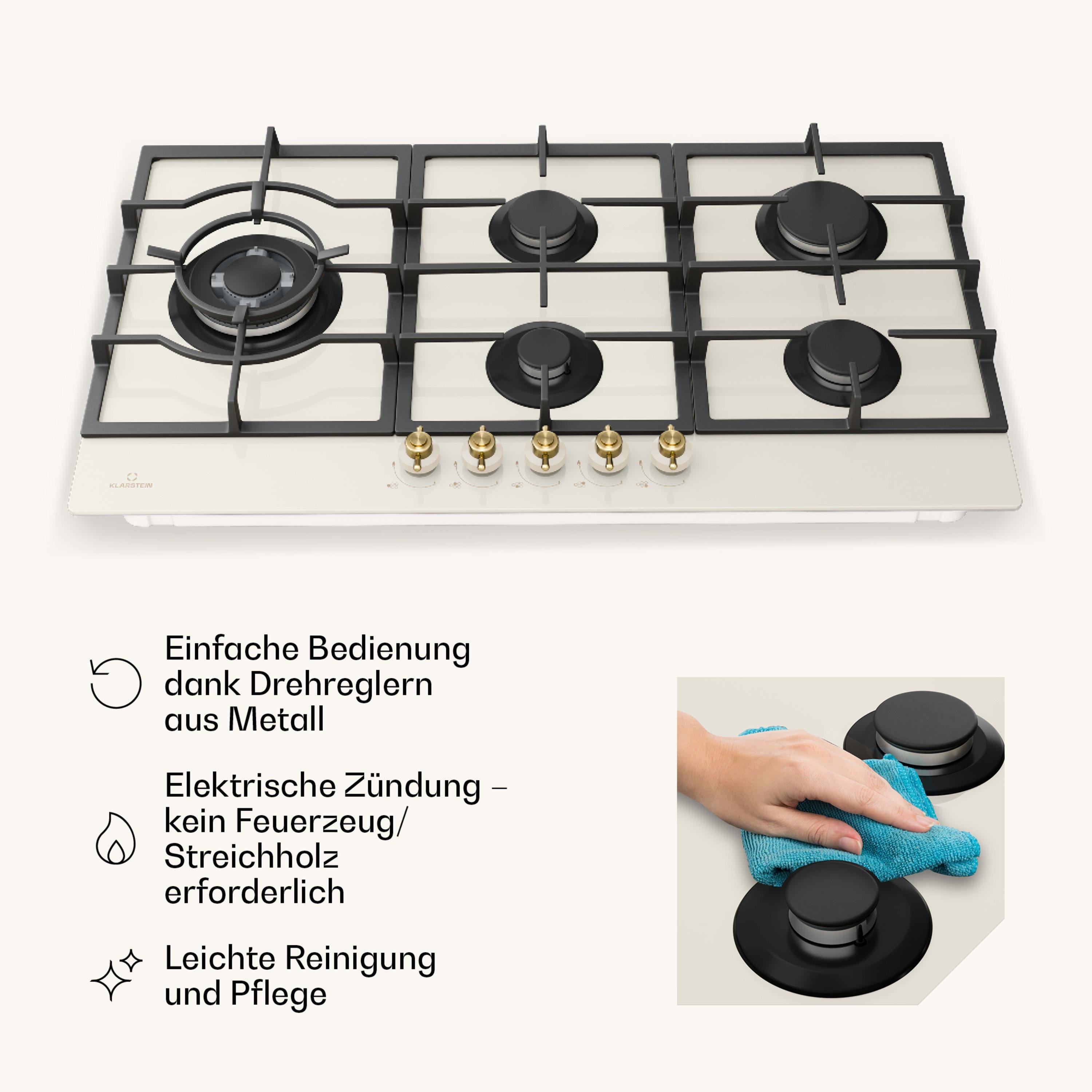 Варочная поверхность газовая KLARSTEIN Victoria Chef Edition (10045674) - фото 4
