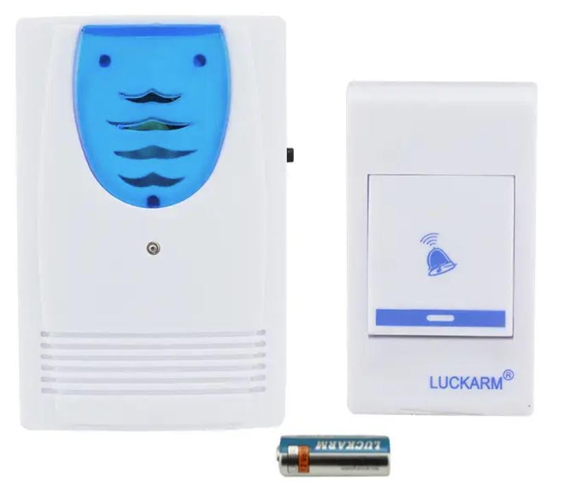 Дзвінок дверний бездротовий Luckarm Intelligent 8203 White (25252780)