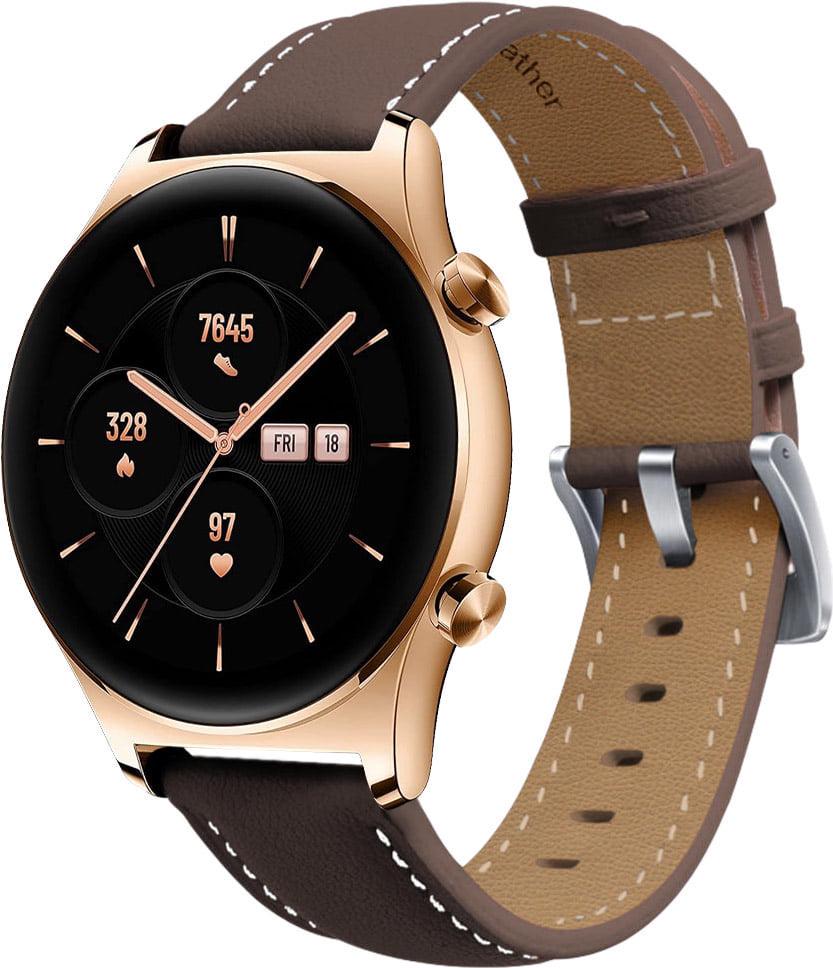 Ремешок кожаный Folsa для Honor Watch GS 3 Dark Brown (39607-05)