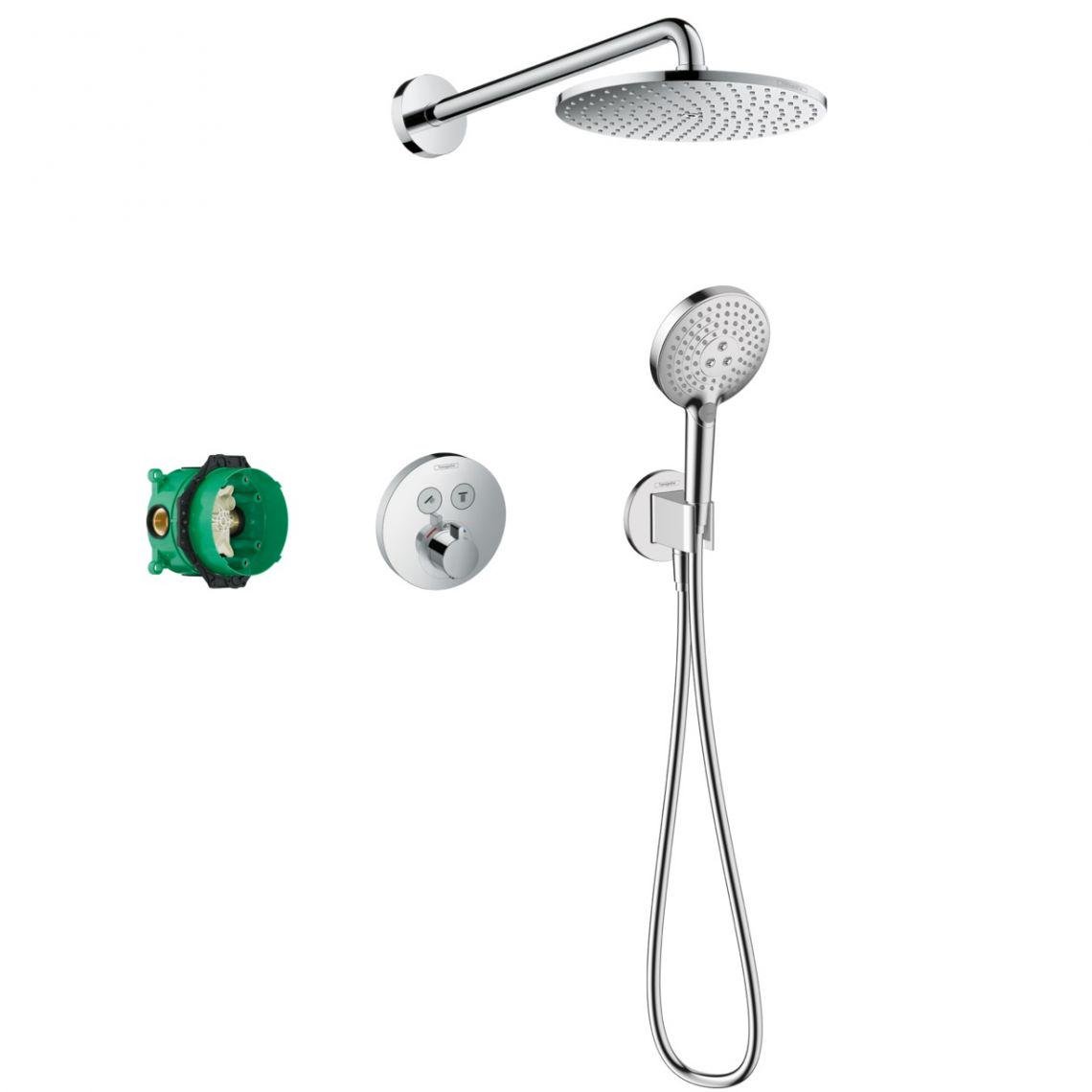 Душевая система Hansgrohe Raindance S 240 с термостатом PowderRain Хром (27951000)