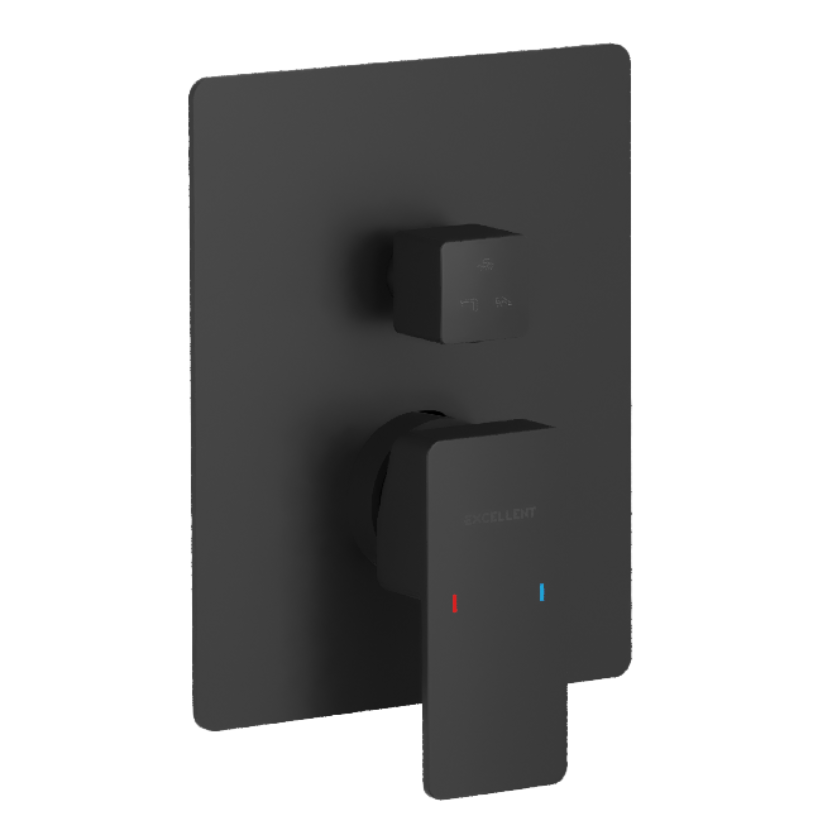 Смеситель для душа Excellent Keria однорычажный Черный матовый (AREX.2047BL)
