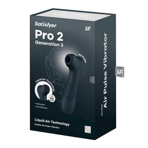 Стимулятор клиторальный Satisfyer Pro 2 Generation 3 With Liquid Air Black (38025170)