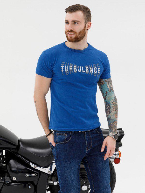 Мужская футболка ISSA Plus M Синий (GN4-24)