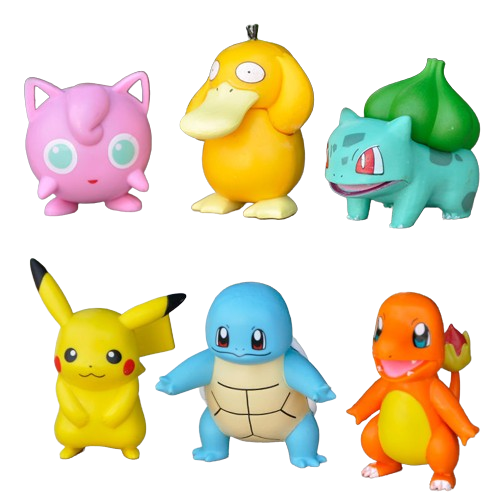 Фигурки Покемон/Пикачу/Чармандер/Бульбазавр/Биртл/Джигглипафф 6 шт. 6-8 см Фигурки Покемон/Пикачу/Чармандер/Бульбазавр/Биртл/Джигглипафф 6 шт. 6-8 см