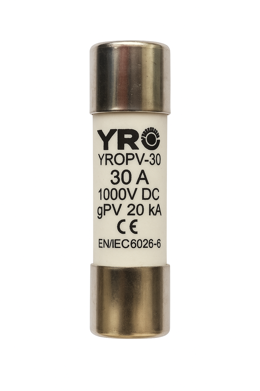 Плавкий запобіжник для сонячних панелей YRO YROPV-30 30A 1000V DC (29726112)
