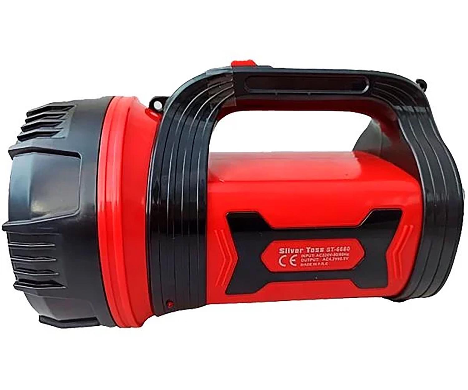 Ліхтар акумуляторний світлодіодний Silver Toss ST-6680 з ручкою 10 Вт