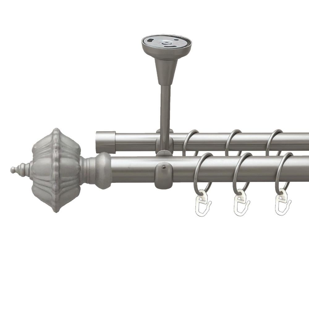 Карниз для штор Orvit Шато двухрядное гладкое 200 см Сатин (00-00023973)
