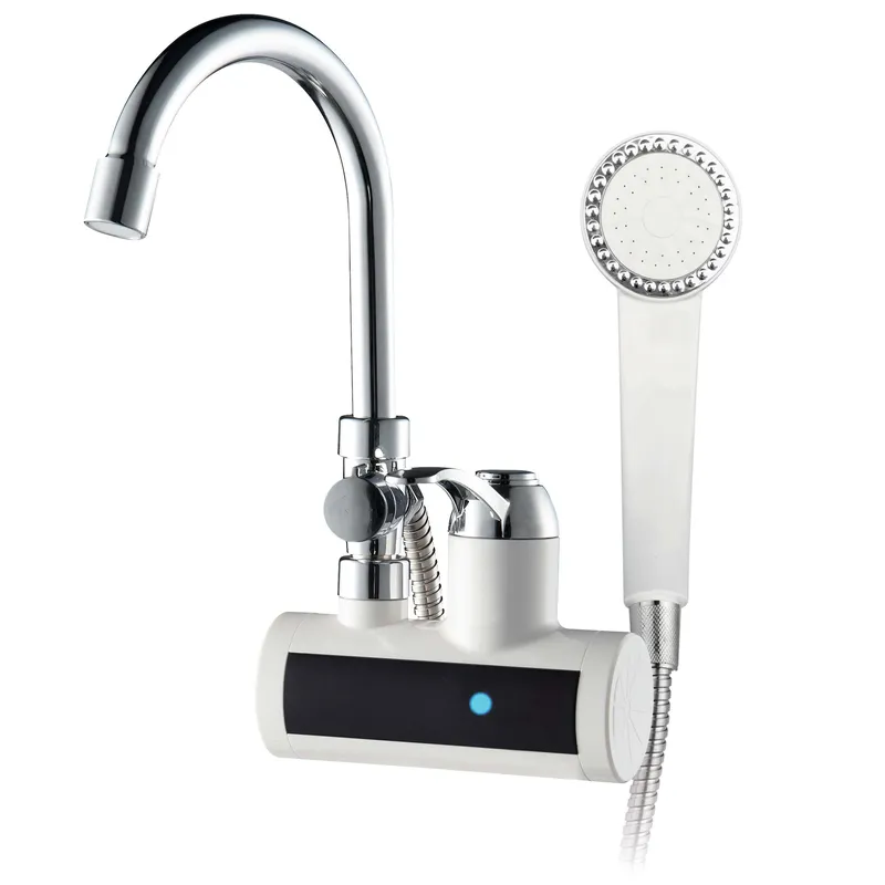 Проточный водонагреватель Zerix ELW22-W настенный с шлангом и лейкой 3 кВт (ZX4933)