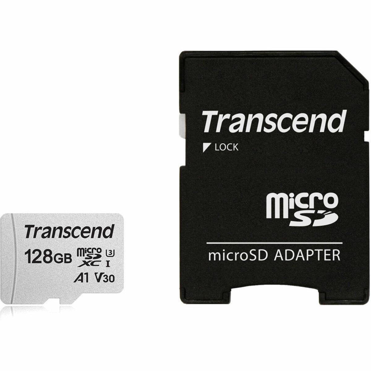 Карта памяти Transcend 128 Гб Class 10 с SD-адаптером (21264636)