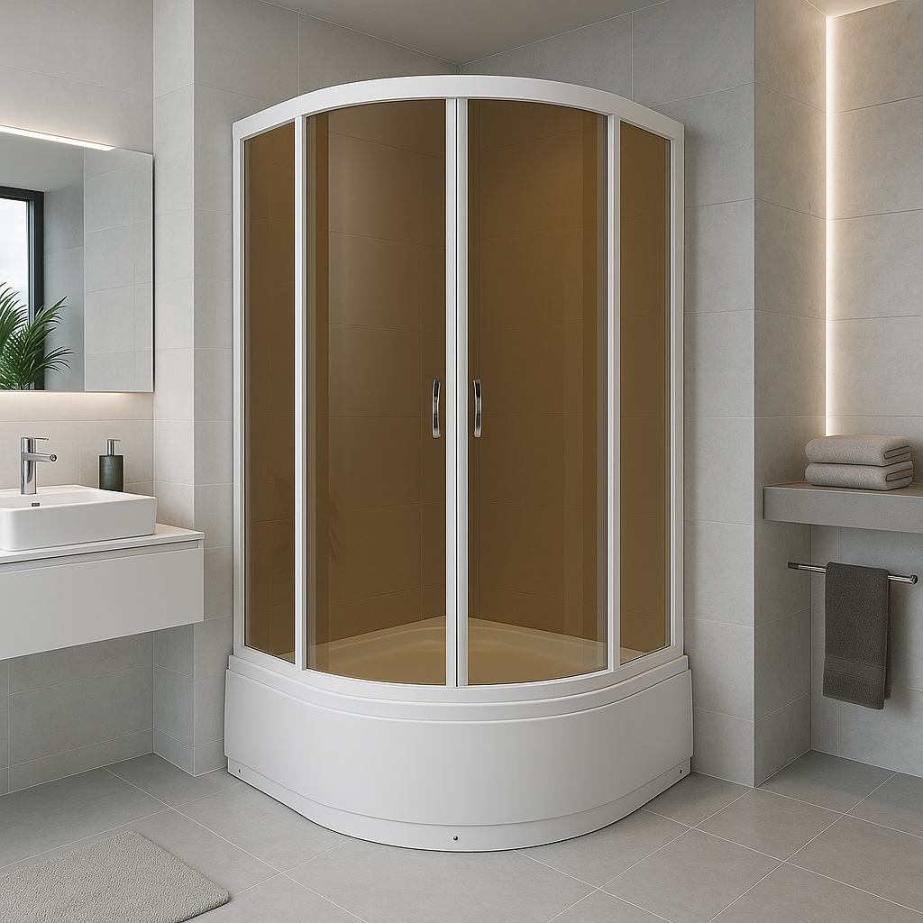 Душевая кабина KO&PO Original tea поддон 40 см стекло 5 мм 90х90х195 см Чайное дерево (C14695)