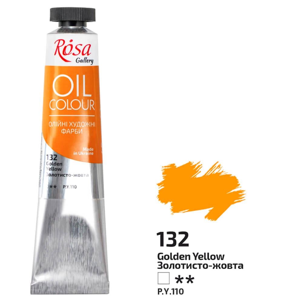 Масляная краска ROSA Gallery 132 45 мл Золотисто-желтый (3260132)