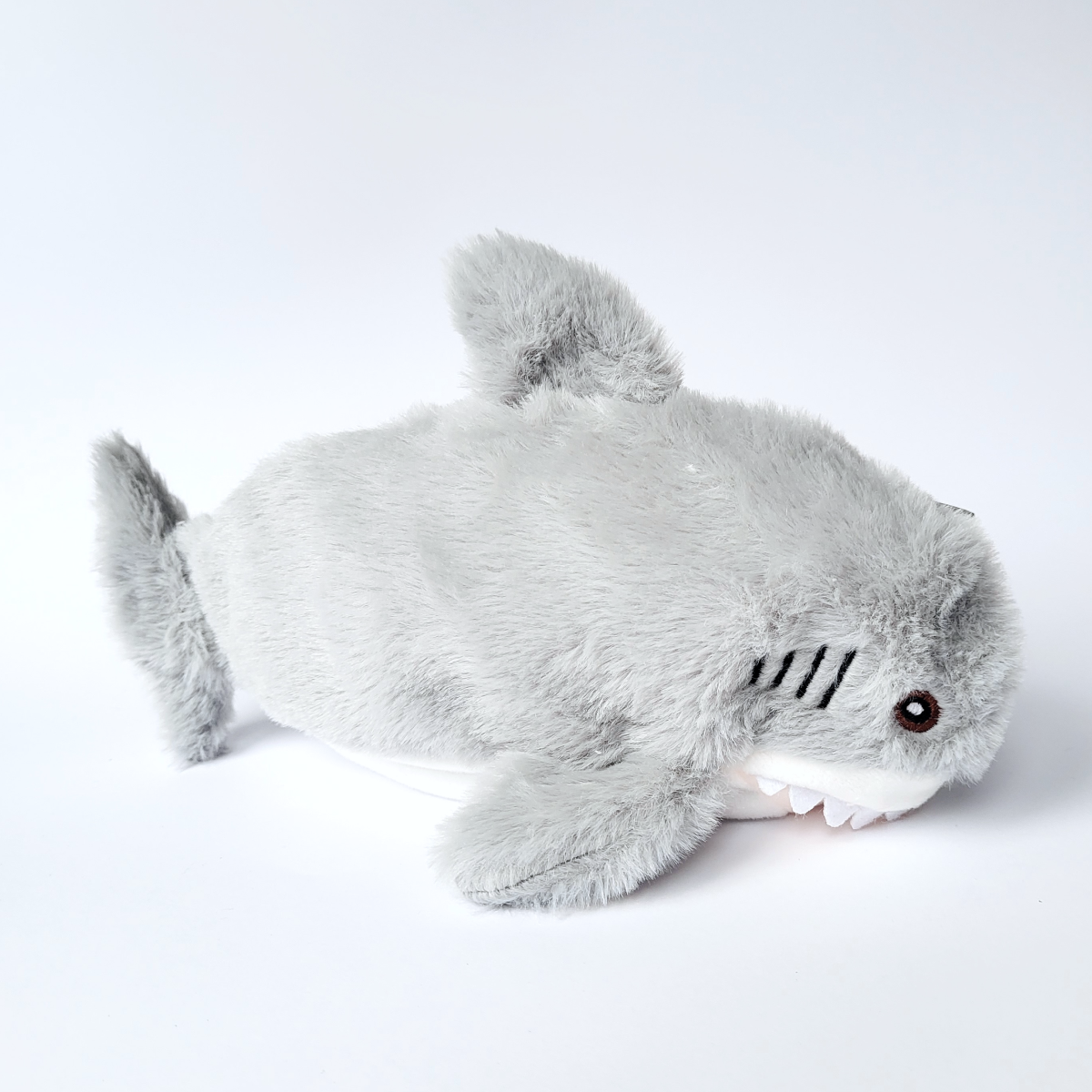 Пенал в корейском стиле Cute Shark акула Серый