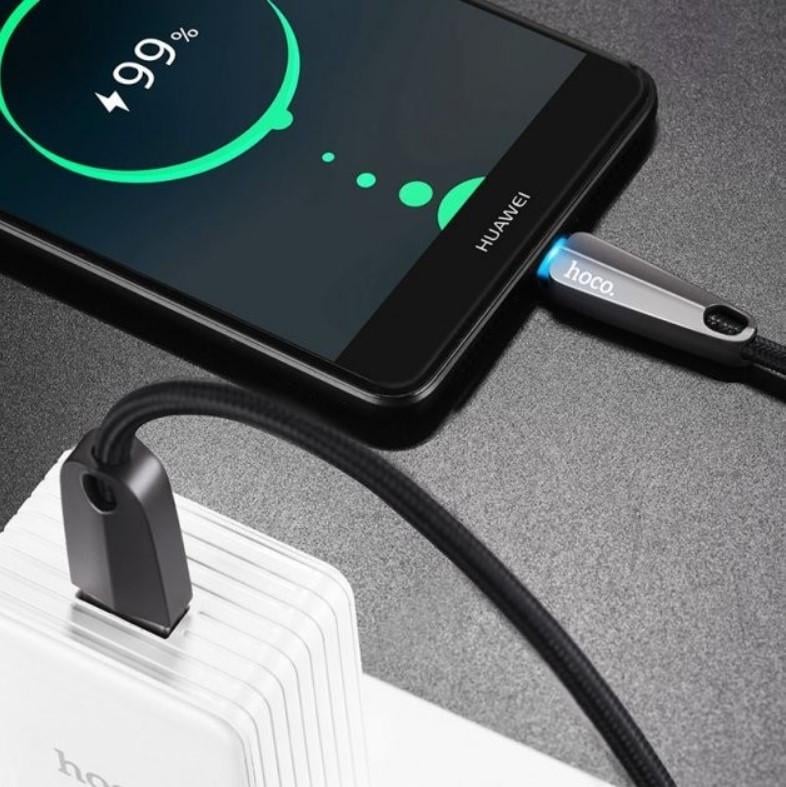 Кабель USB Hoco U35 Space shuttle Micro 1,2м Black - фото 2