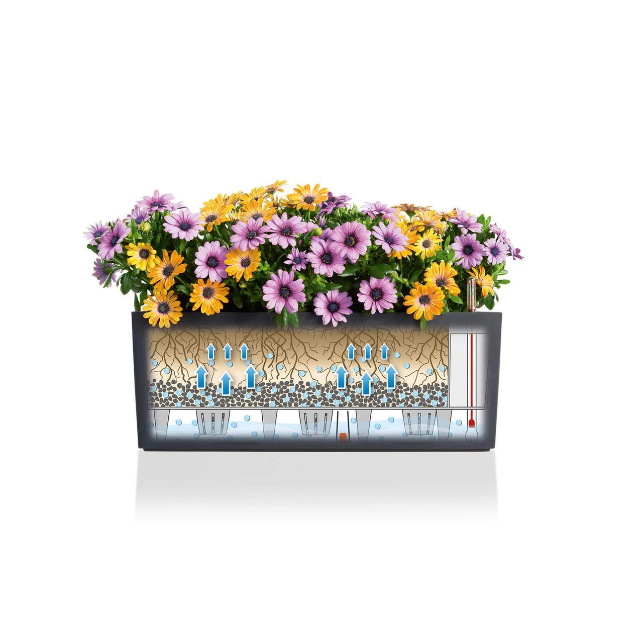 Вазон Lechuza Balconera Color 50 см Серый (A-013608) - фото 4