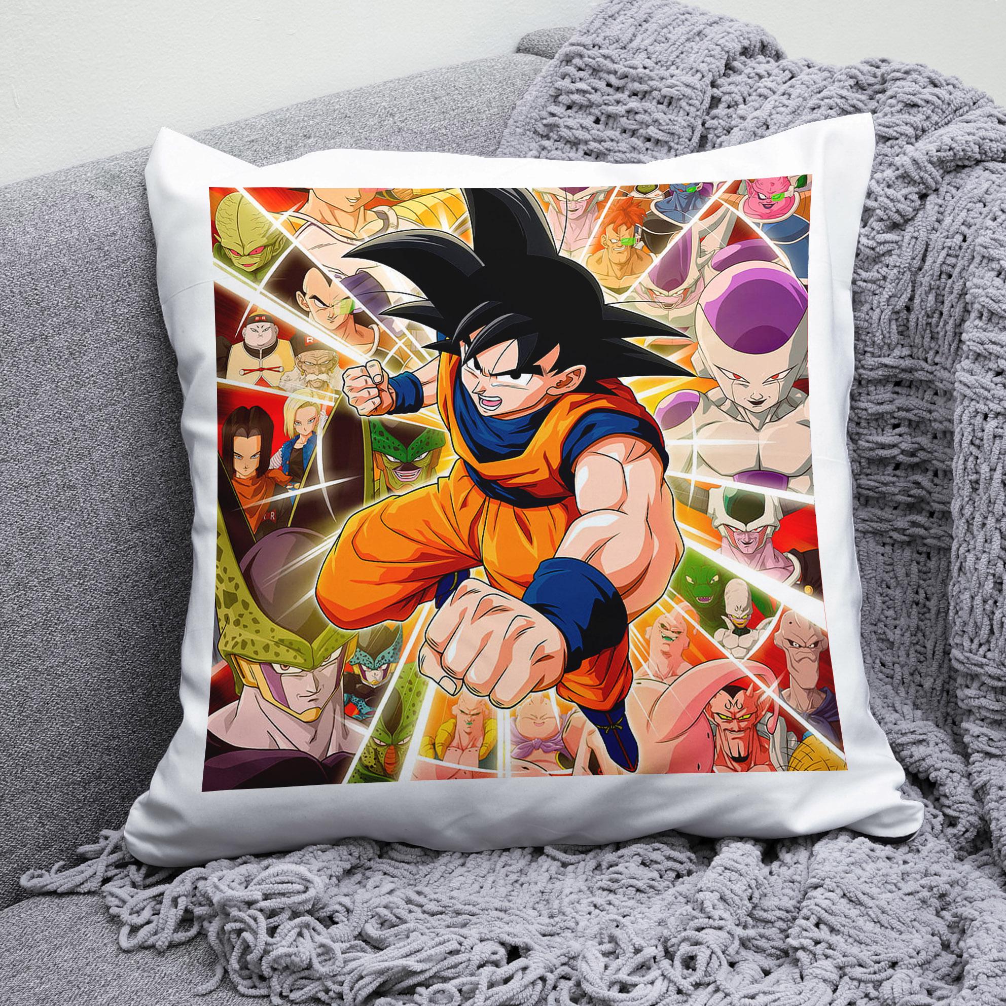 Плюшева подушка квадрат із принтом Dragon Ball "2