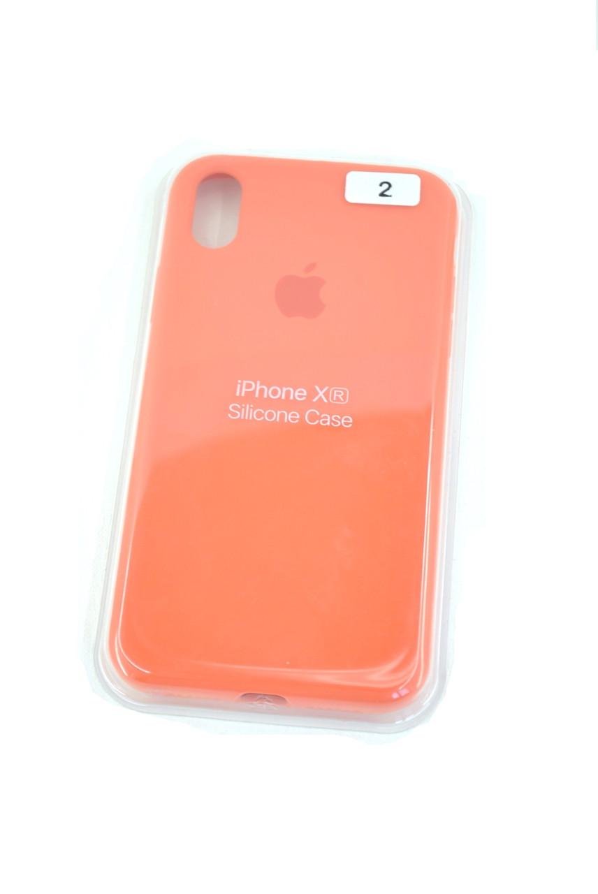 Чехол для телефона iPhone XR Silicone Case FULL №2 persimmon