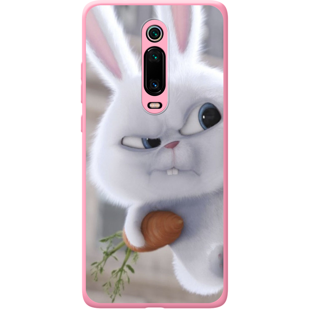 Чохол BoxFace Xiaomi Mi 9T / Mi 9T Pro Rabbit Snowball Рожевий силікон (37376-up1116-43049)