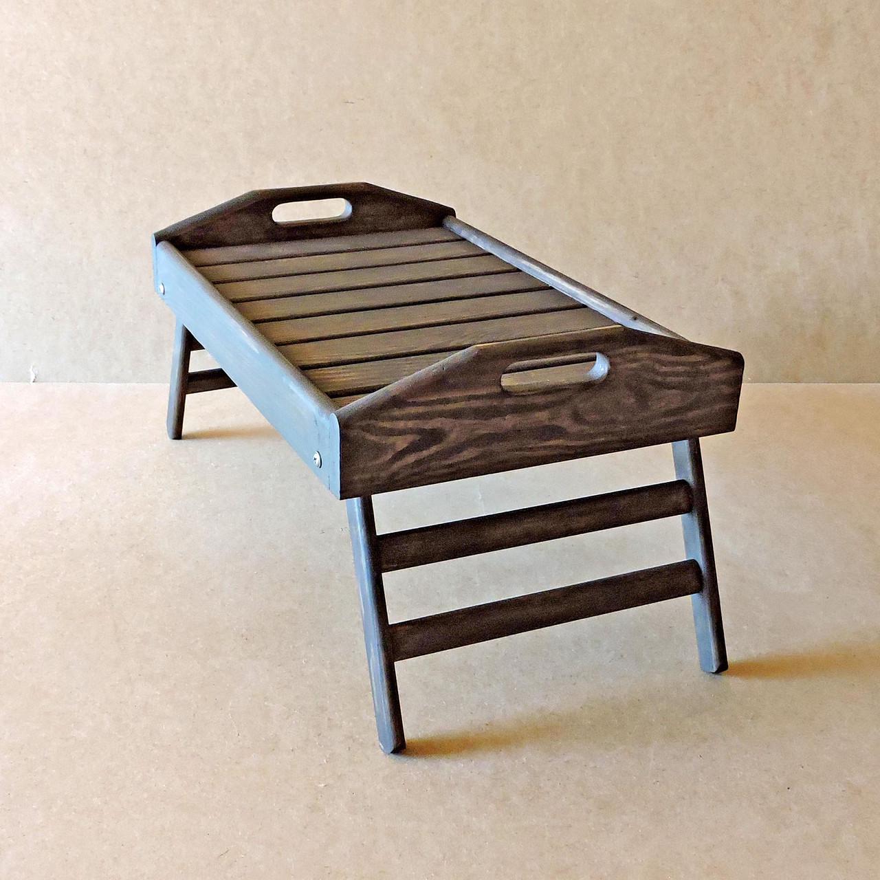 Столик-піднос для сніданку з дерева Аляска Мокко (СТП-001710) - фото 6 Столик-піднос для сніданку з дерева Аляска Мокко (СТП-001710) - фото 6