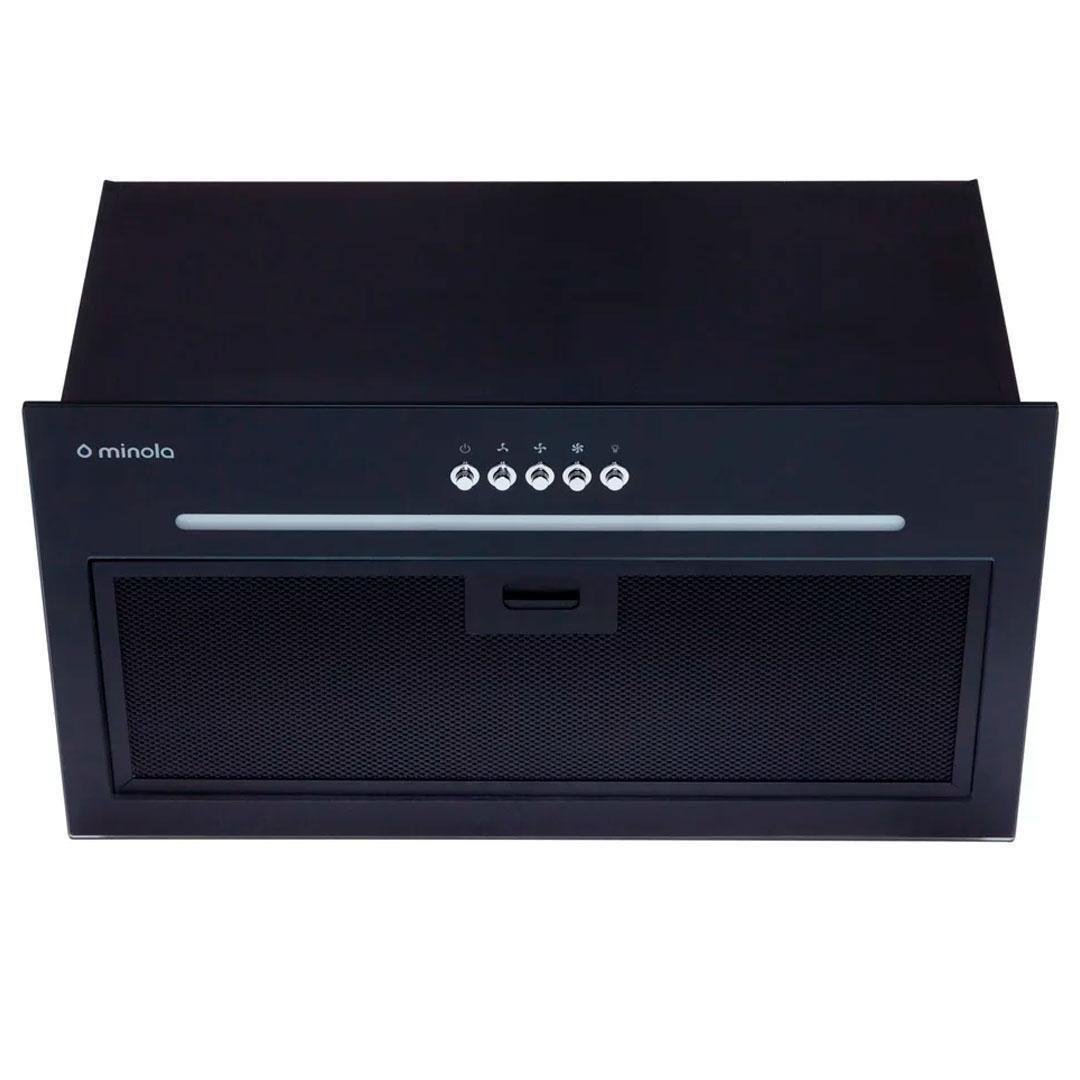 Витяжка MINOLA HBI 5664 BL GLASS 1000 LED Line Чорний (5902767905695)