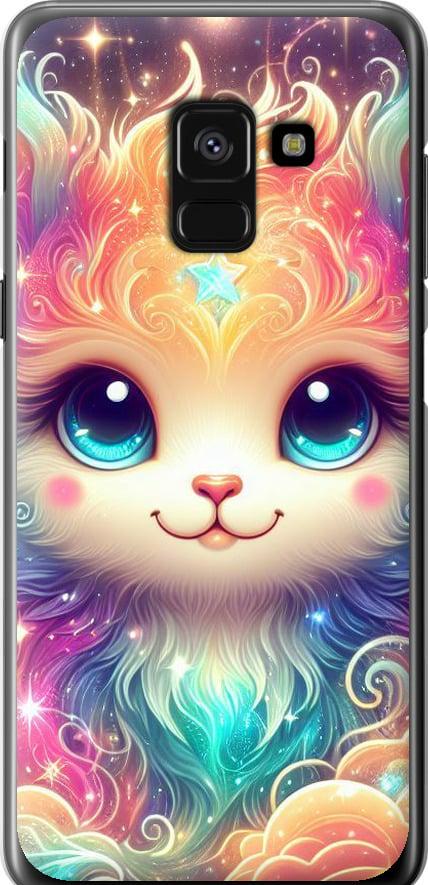 Чехол на Samsung Galaxy A8 2018 A530F Сказочный котенок (5813u-1344-42517)