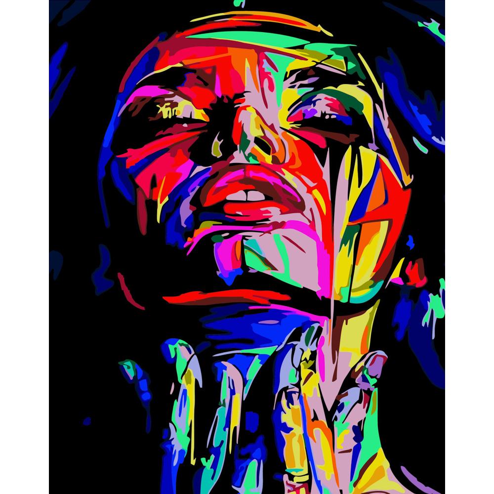 Картина по номерам Strateg Премиум Женская чувственность 40х50 см (GS443)