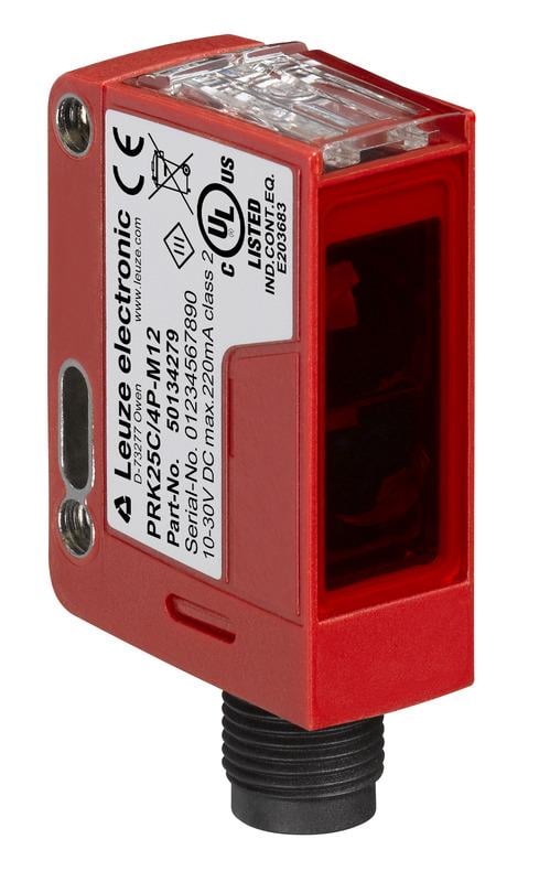 Рефлекторный фотоэлектрический датчик Leuze Electronic PRK25C/4P-M12
