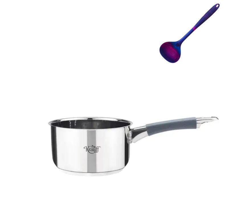 Ковш Krauff Winzig 1,2 л с половником силиконовым (28476)