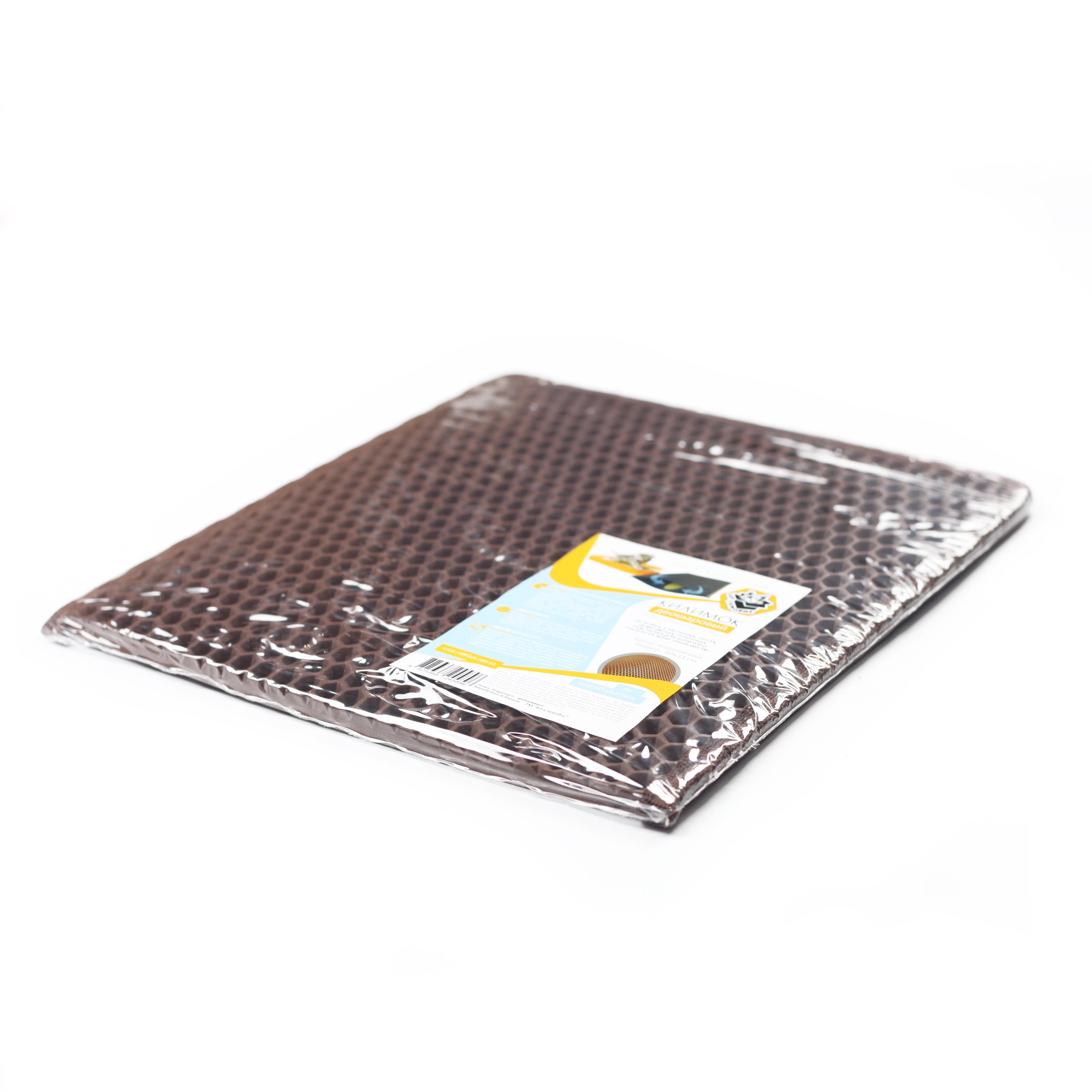 Килимок двошаровий Cat in Box для мисок та котячих лотків EVA 33x30 см Коричневий - фото 4 Килимок двошаровий Cat in Box для мисок та котячих лотків EVA 33x30 см Коричневий - фото 4