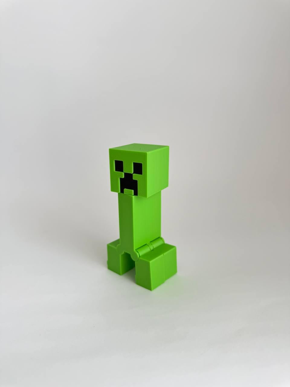 Детская игровая фигурка Крипер из Майнкрафт Зеленый