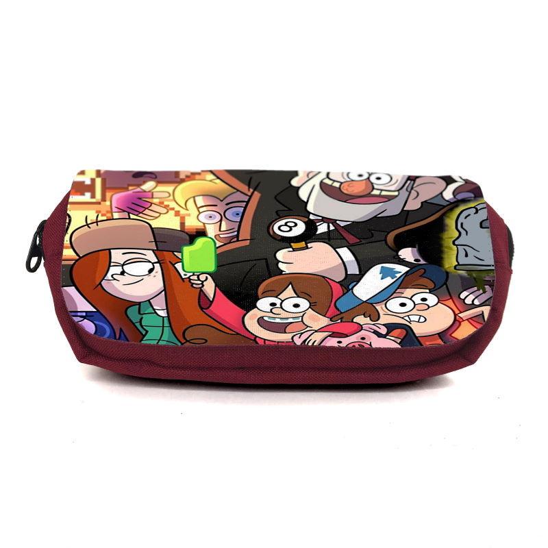 Пенал школьный Gravity Falls GFS-005 Бордовый (1468272887)