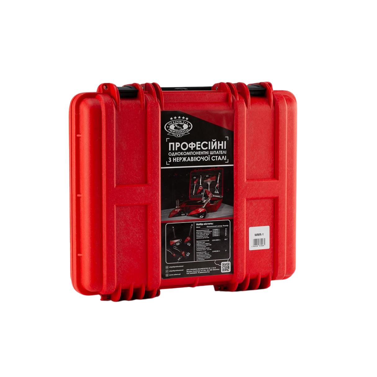 Набор профессиональных шпателей из нержавеющей стали Olejnik (WMR-1) - фото 5 Набор профессиональных шпателей из нержавеющей стали Olejnik (WMR-1) - фото 5