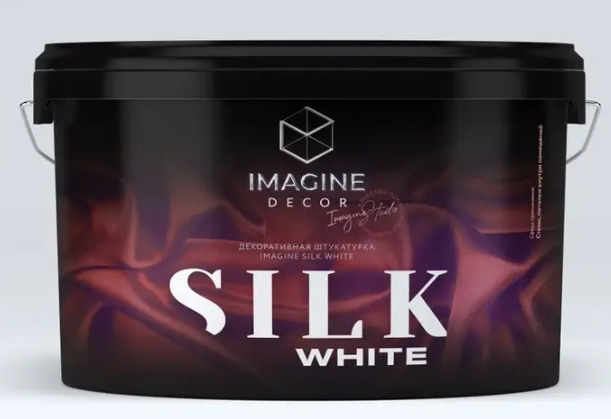 Декоративна штатурка перламутрова Imagine Decor Silk White 1 л (22443021)