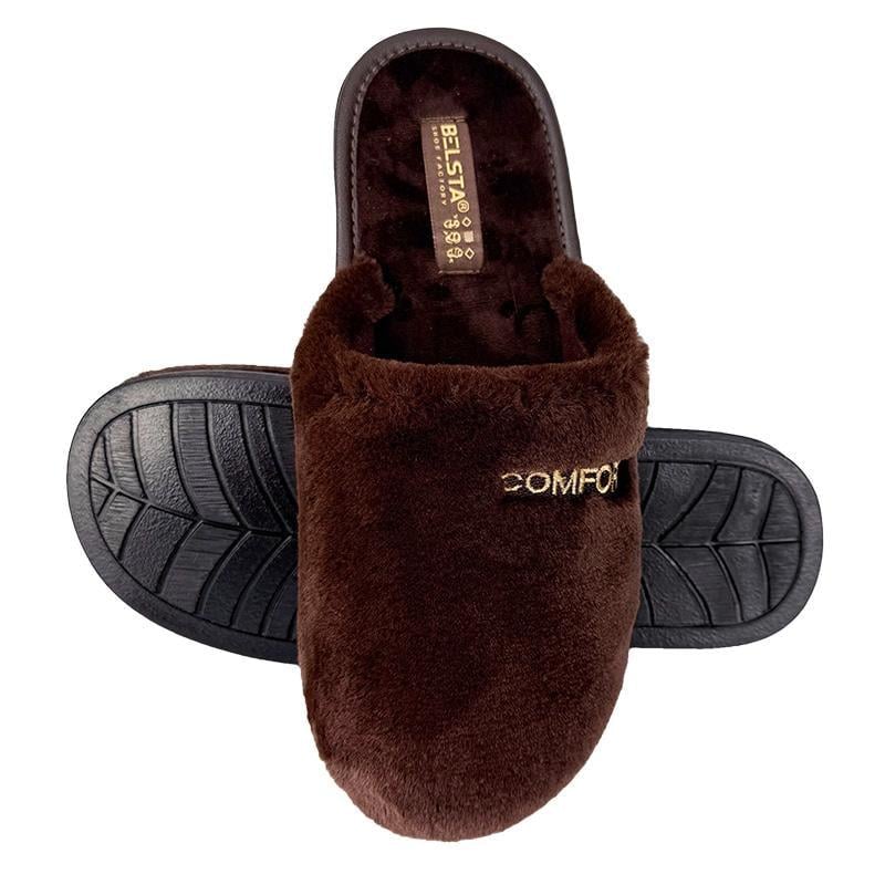 Комнатные мужские тапочки 05-28-2 p. 46 30 см Коричневый