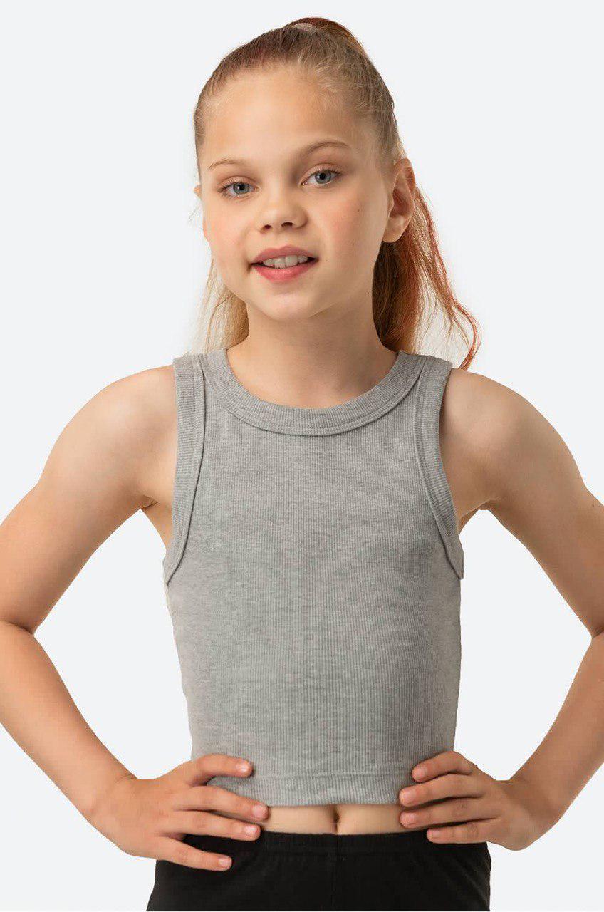 Набор кроп-топов для девочки-подростка в рубчик BAYKAR р. 7 164-170 см 13-14 лет 3 шт. (4105-20)