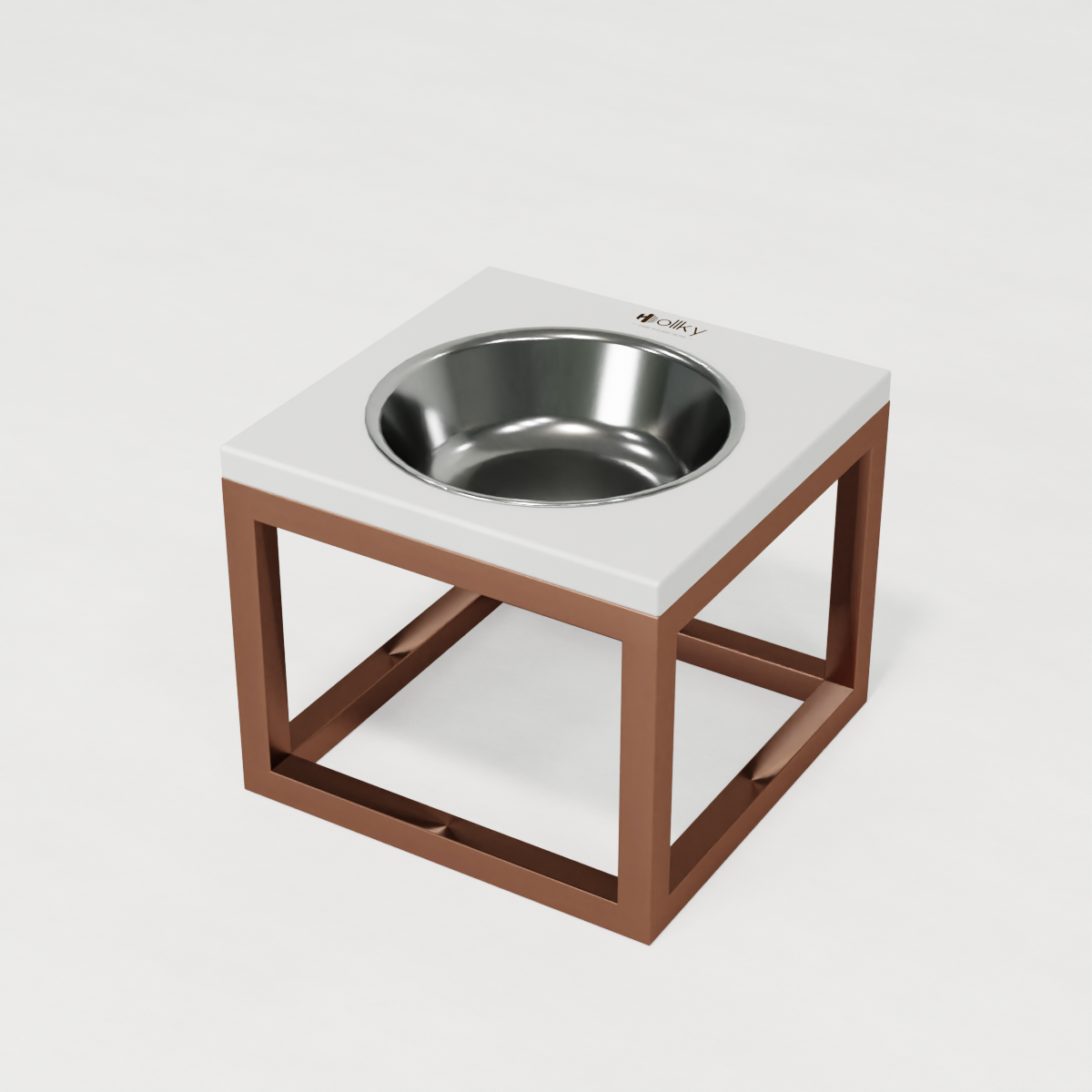 Миска на підставці для великих собак Hollky Base Solo XL 1,8 л (XL-262620-GLWH) - фото 6 Миска на підставці для великих собак Hollky Base Solo XL 1,8 л (XL-262620-GLWH) - фото 6