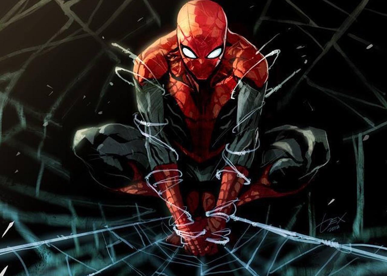 Картина постер Gee! Spider-Man Человек-паук комиксная рисовка 60х40 см SM.09.090