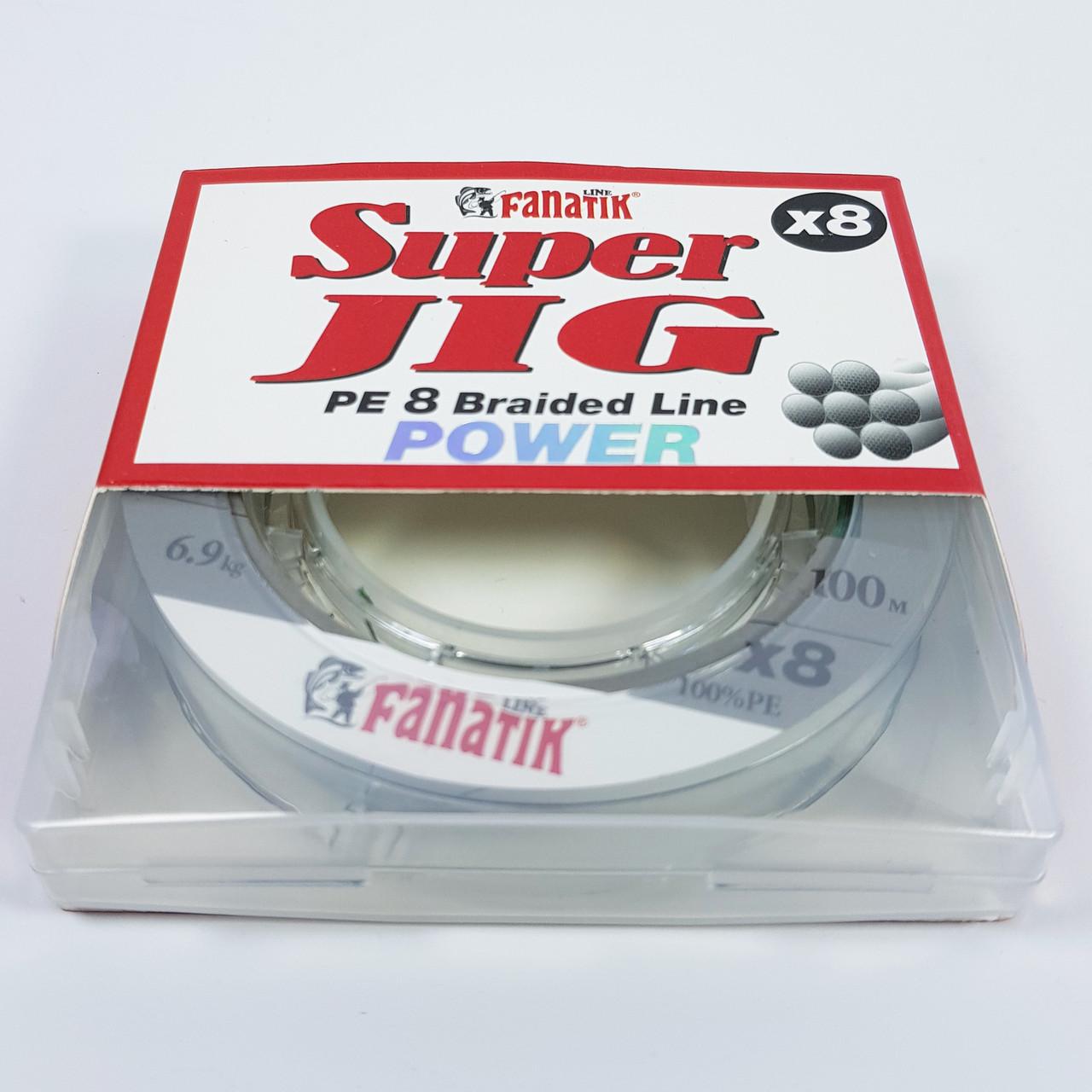 Шнур для спиннинга Fanatik Super Jig PE X8 0,16 мм 100 м (LP_FSJ-100-016) - фото 3