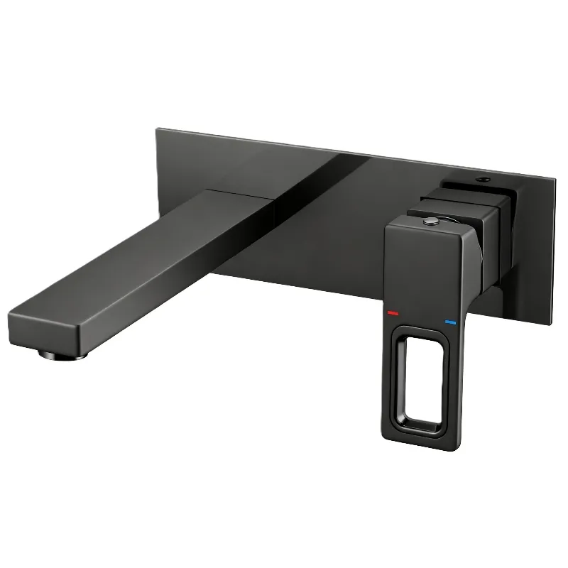 Змішувач для умивальника вбудований KOER KB-16009-07 Графіт (KR5981)