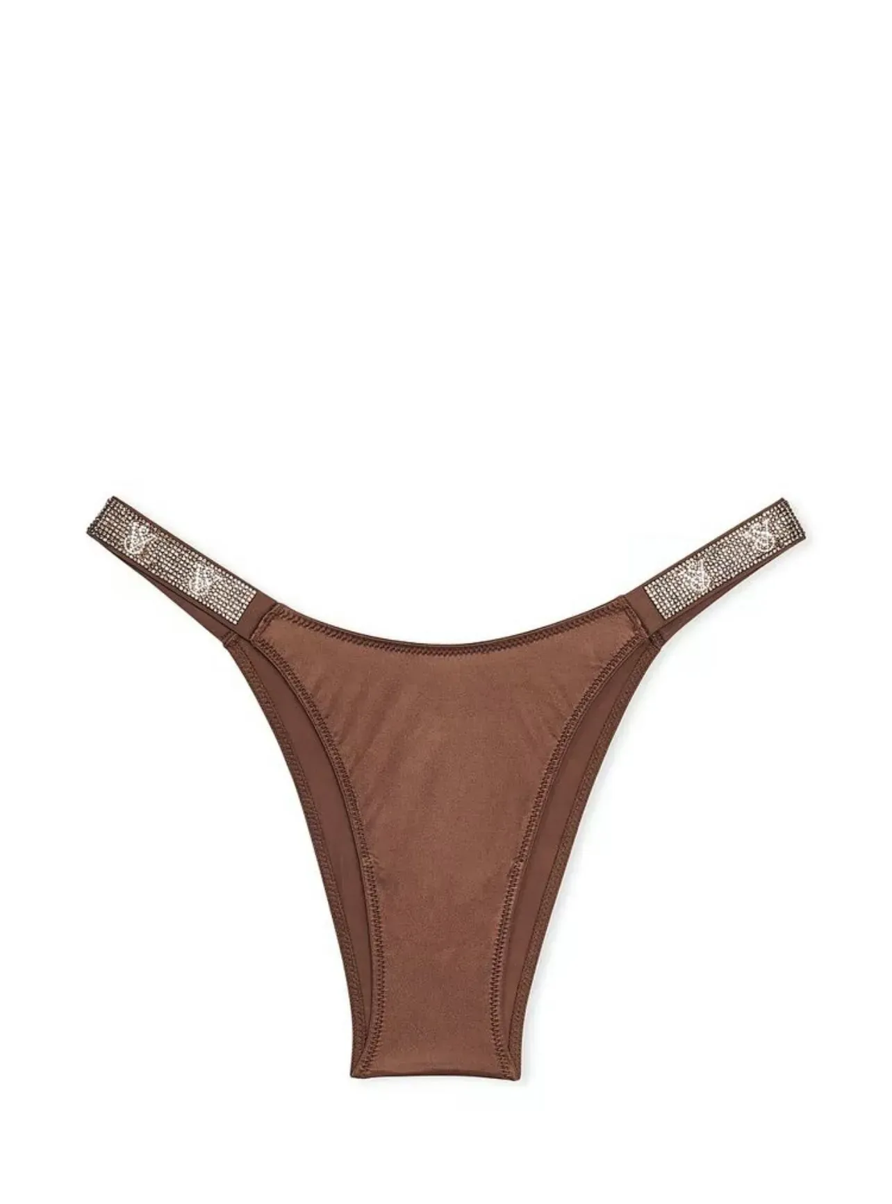 Труси Victoria's Secret Very Sexy Shine Strap Brazilian Panty Mousse XS Коричневий (27865007) Труси Victoria's Secret Very Sexy Shine Strap Brazilian Panty Mousse XS Коричневий (27865007)