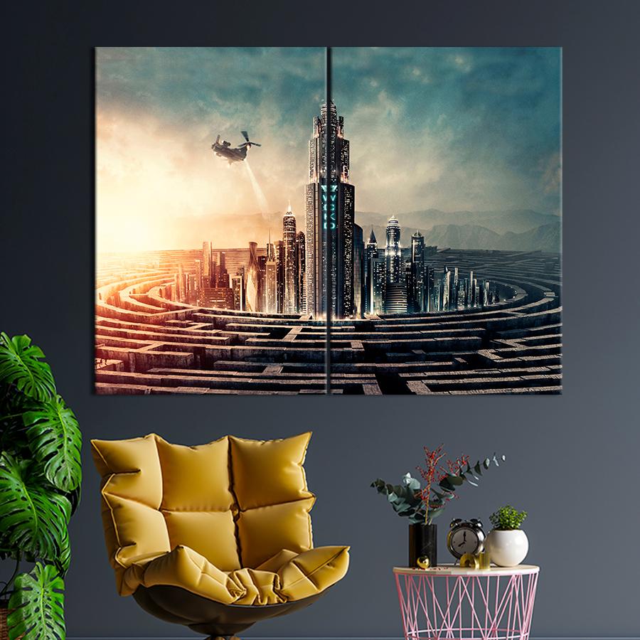 Настенний декор Постер фильма Бегущий в лабиринте: Лекарство от смерти 165x122 см (A75-2)