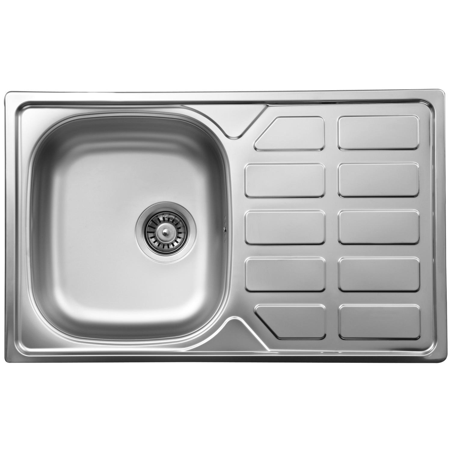 Мойка кухонная Deante ZEO_0113 из нержавеющей стали 0,6 мм 780x490 мм (205612)