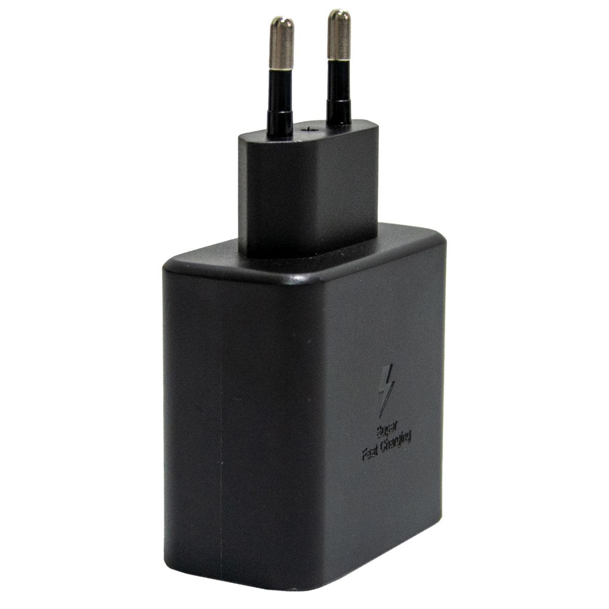 Блок питания для телефона PD Adapter 45W USB-C с кабелем Черный (1010554-Black) - фото 3