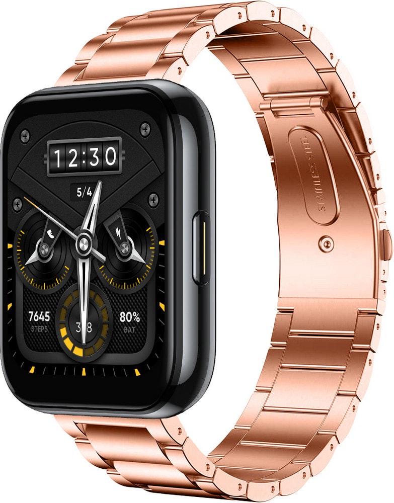 Браслет металлический Shape для Realme Watch 2/2 Pro Rose Gold (37276-27)