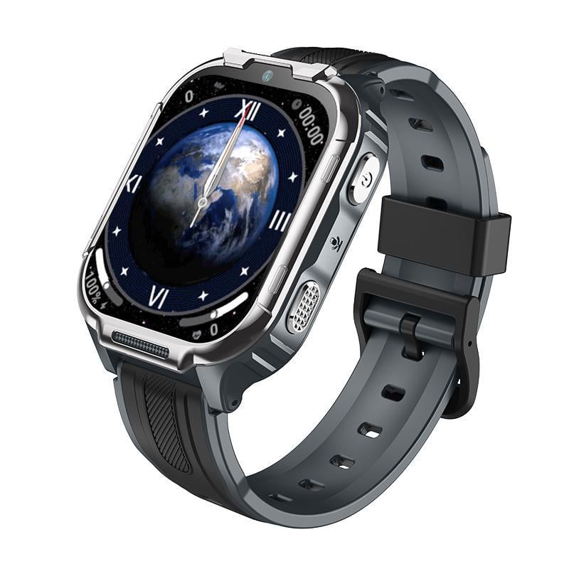 Смарт годинник дитячий D55 GPS 4G SOS IPX7 Чорний (31180256)