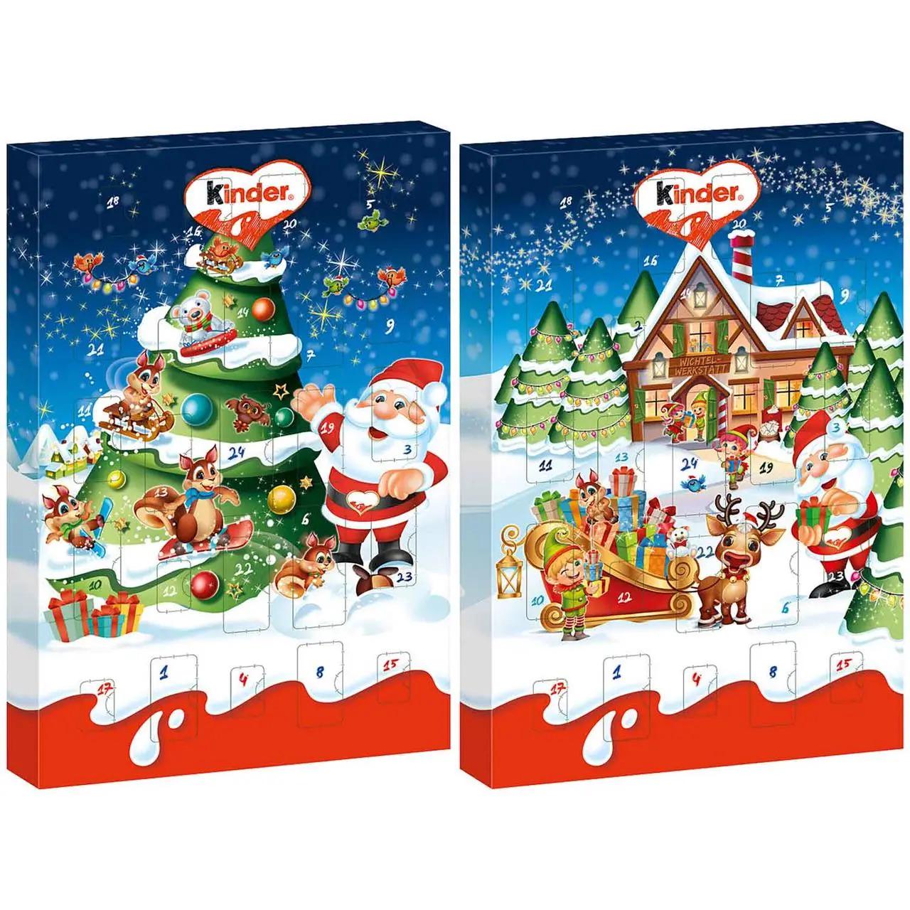 Адвент-Календар Kinder Mini Mix Advent Calendar 150 г (21999678) - фото 2