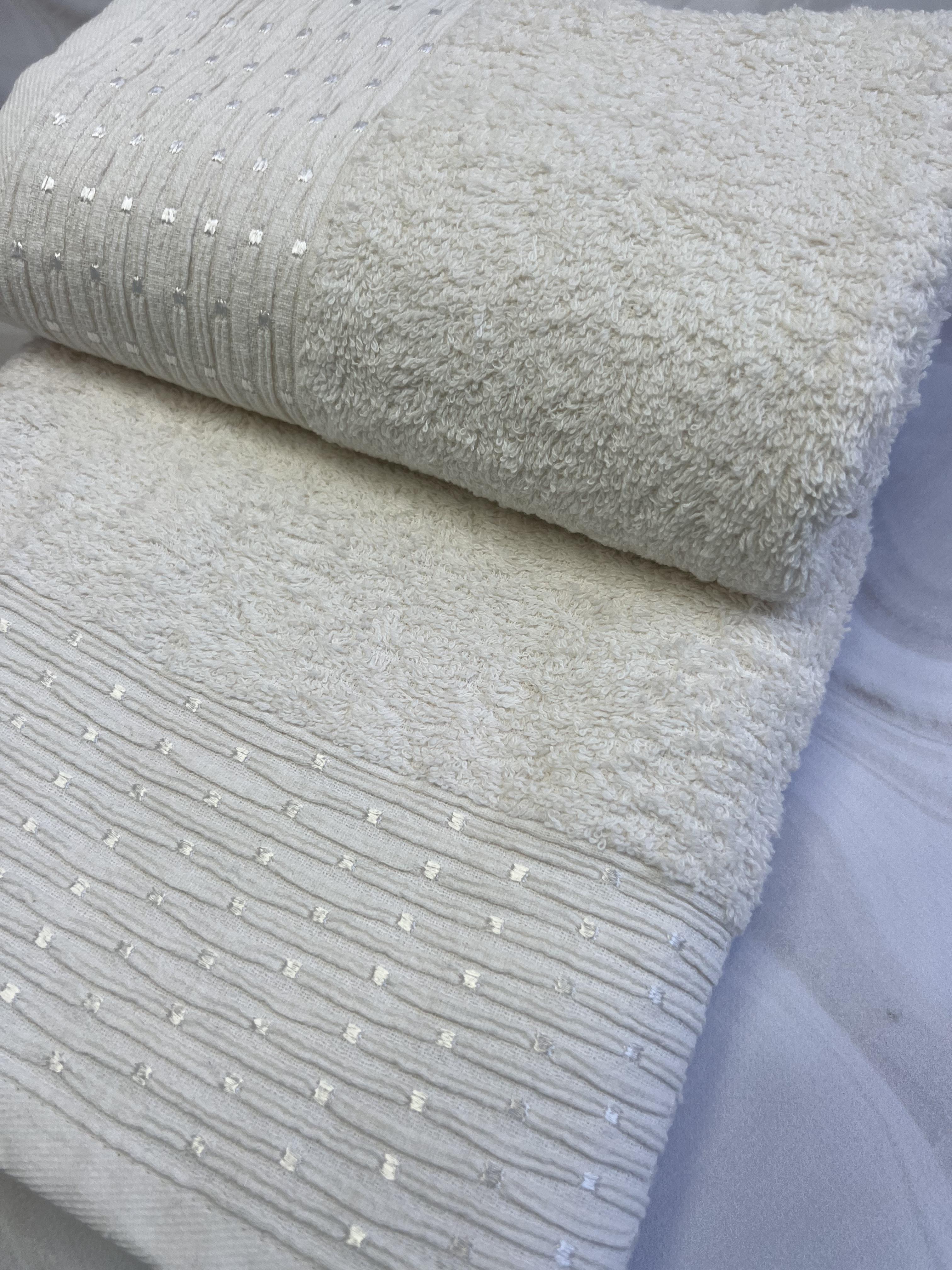 Набір рушників банне та для обличчя 70х40 см/50х90 см 2 шт. Білий (mame2v1nokta-beyaz) - фото 4 Набір рушників банне та для обличчя 70х40 см/50х90 см 2 шт. Білий (mame2v1nokta-beyaz) - фото 4